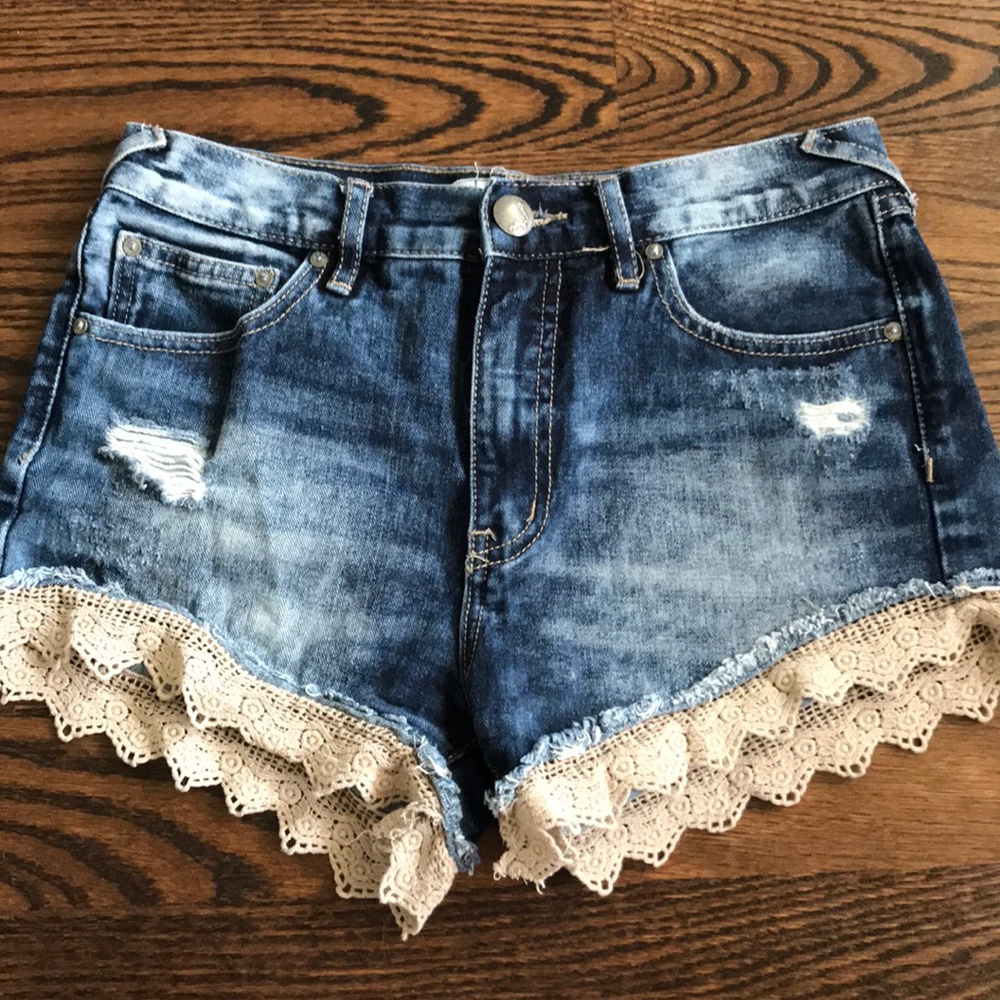 Free People Denim Shorts